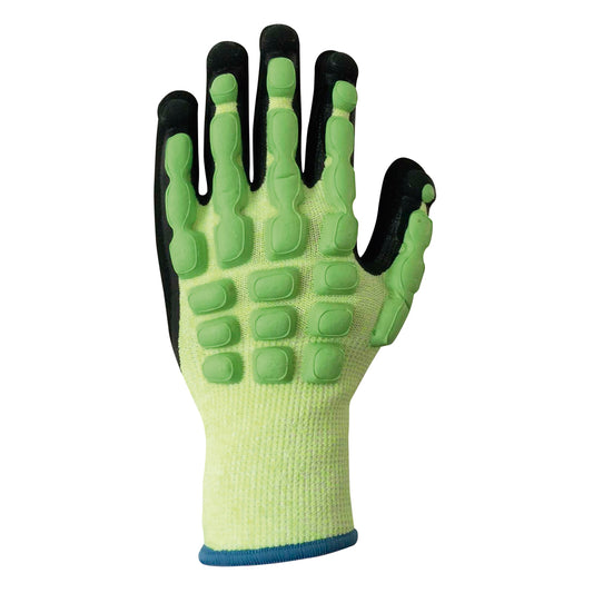 Guante Multiprotec IMPACT L-9100 , resistente al corte (CUT 5), palma nitrilo
