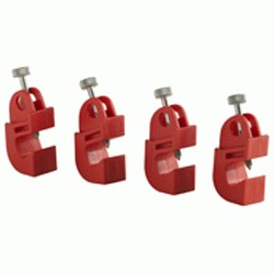 Kit Bloqueos de Breaker Eléctrico con Tuerca Ajustable (4 Unidades)