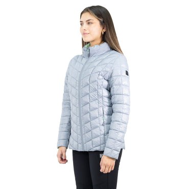 Parka Insulada HW Traveler Mujer Light Grey