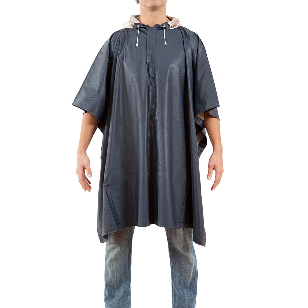 Poncho Impermeable PVC con Gorro