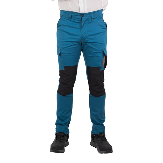 Pantalón Cargo HW Dakota Spandex Petroleo