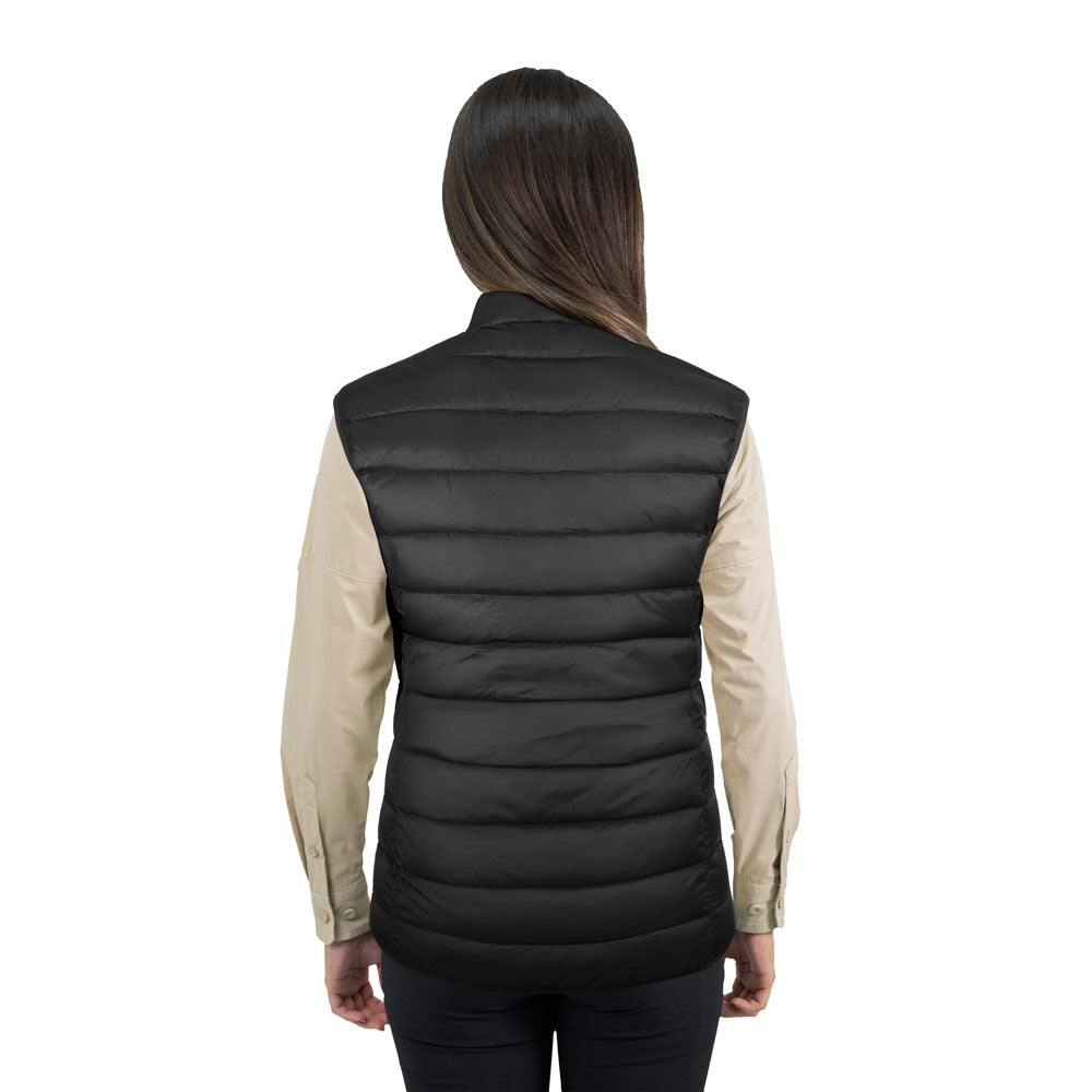Parka Pluma HW Pullay Pro Mujer Sin Manga Black
