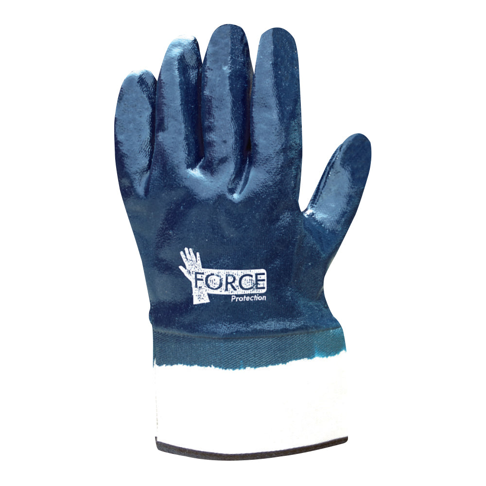 Guante Nitrilo Heavy Duty, puño seguridad, L-3100, talla 9