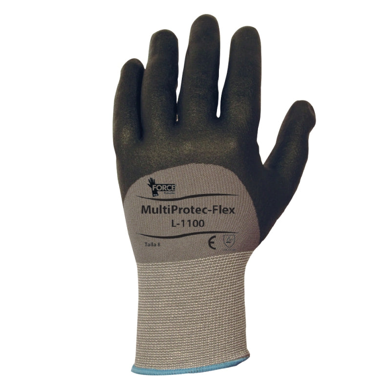 Guante MultiProtec – Flex Nitril, L-1100, palma Nitrilo Foam