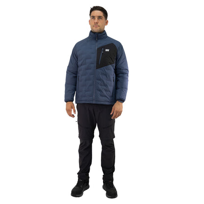 Parka Insulada HW Explorer S/Gorro Hombre Deep Blue