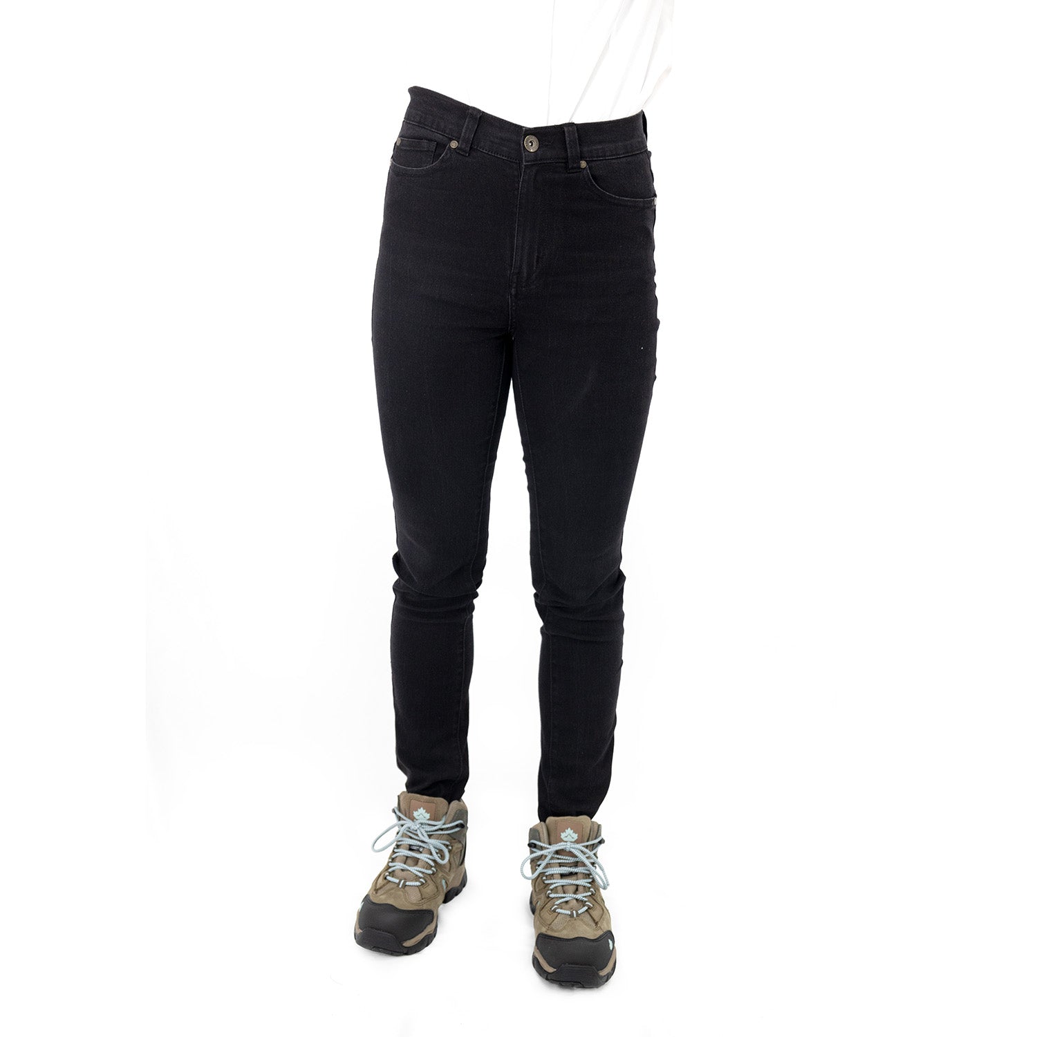 Jeans Quebec Toronto Negro Mujer