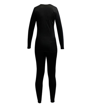Conjunto Primera Capa HW Poliester Cooldry Mujer Black