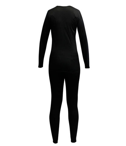 Conjunto Primera Capa HW Poliester Cooldry Mujer Black