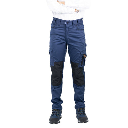 Pantalón Cargo HW Dakota Spandex Mujer Deep Blue