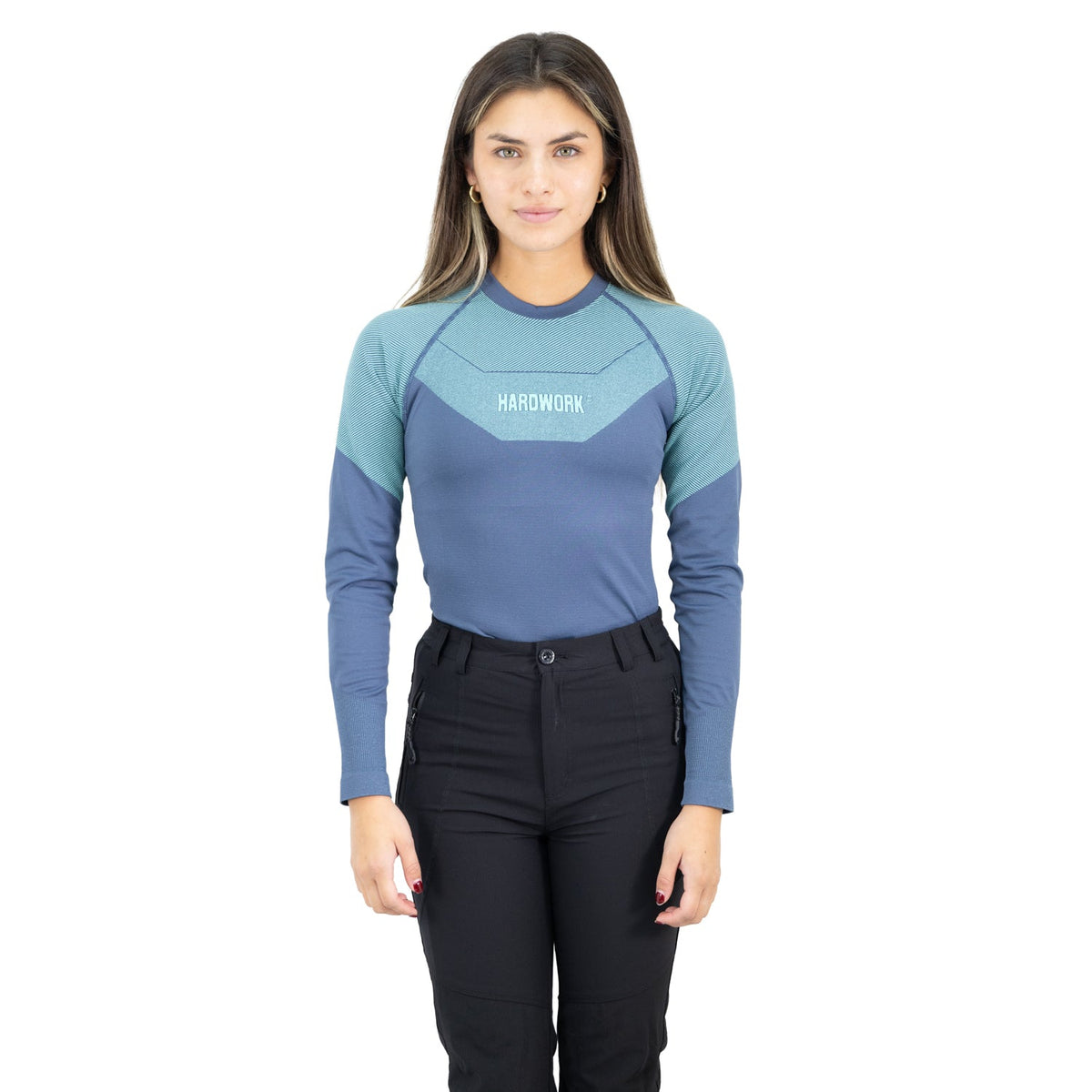 Camiseta Primera Capa HW Ecopper Mujer Blue
