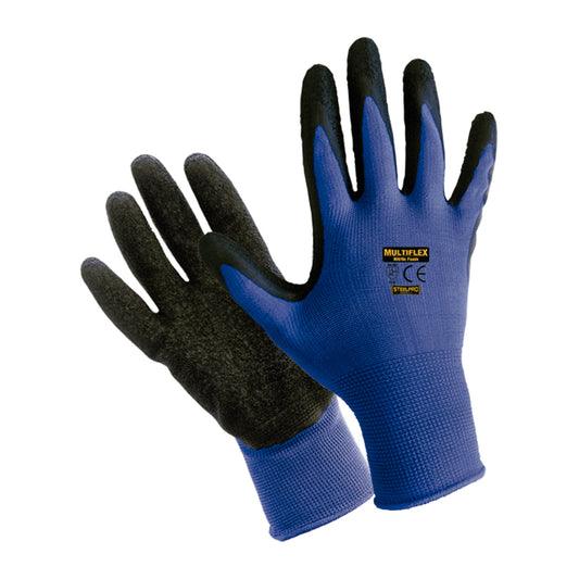 GUANTE MULTIFLEX STEELPRO POLIÉSTER LATEX