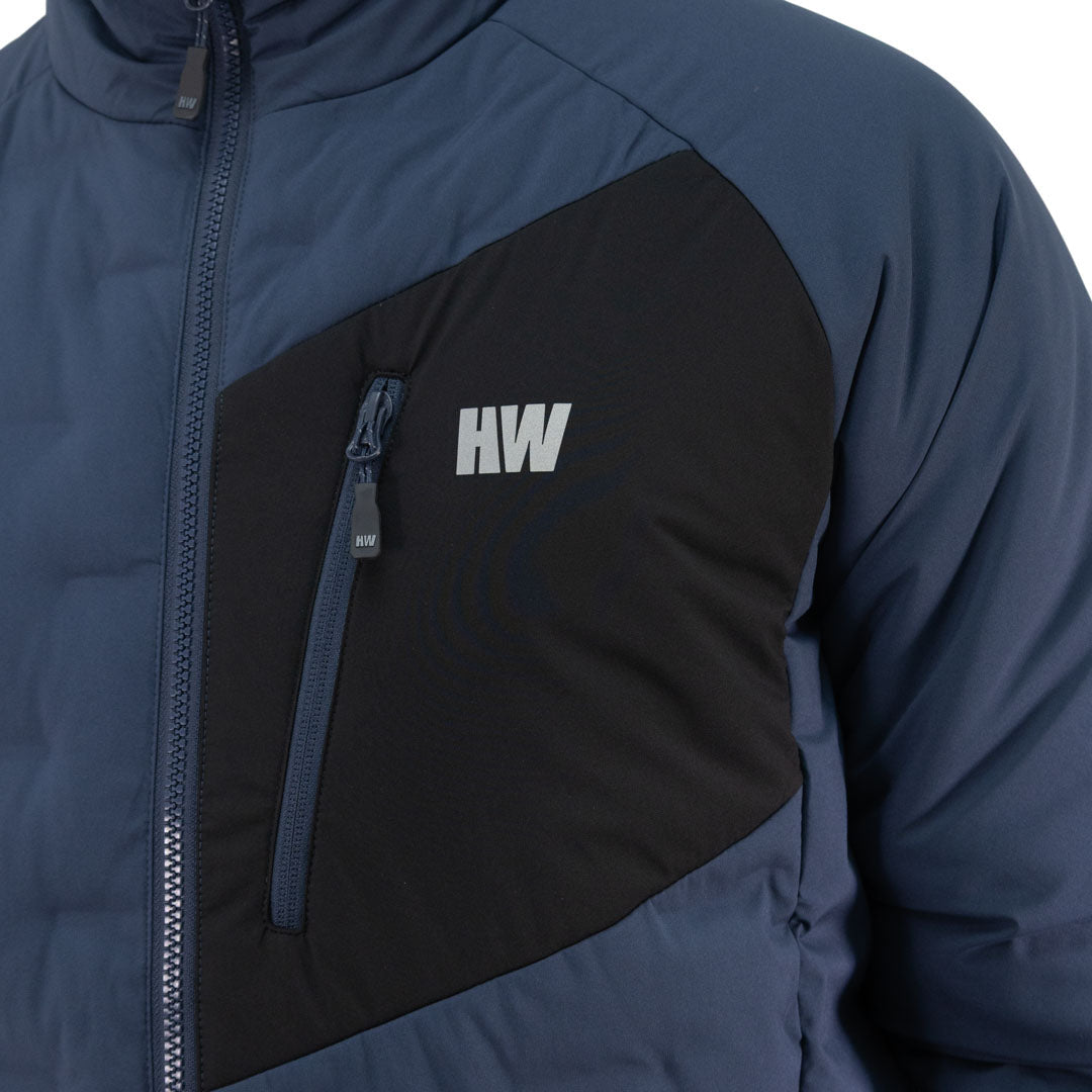 Parka Insulada HW Explorer S/Gorro Hombre Deep Blue