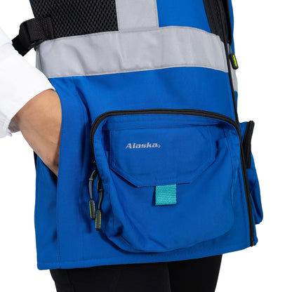 Chaleco Geologo Alaska Xpert Mujer Azul