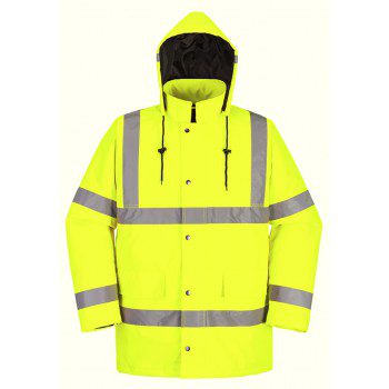 PARKA VIALIDAD ALTA  VISIBILIDAD GEOLITE – AMARILLA
