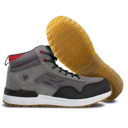 Zapatilla de Seguridad ED Vansky Artic Gray / Red