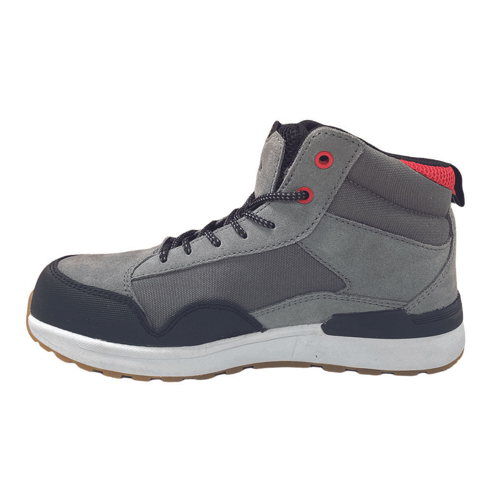Zapatilla de Seguridad ED Vansky Artic Gray / Red