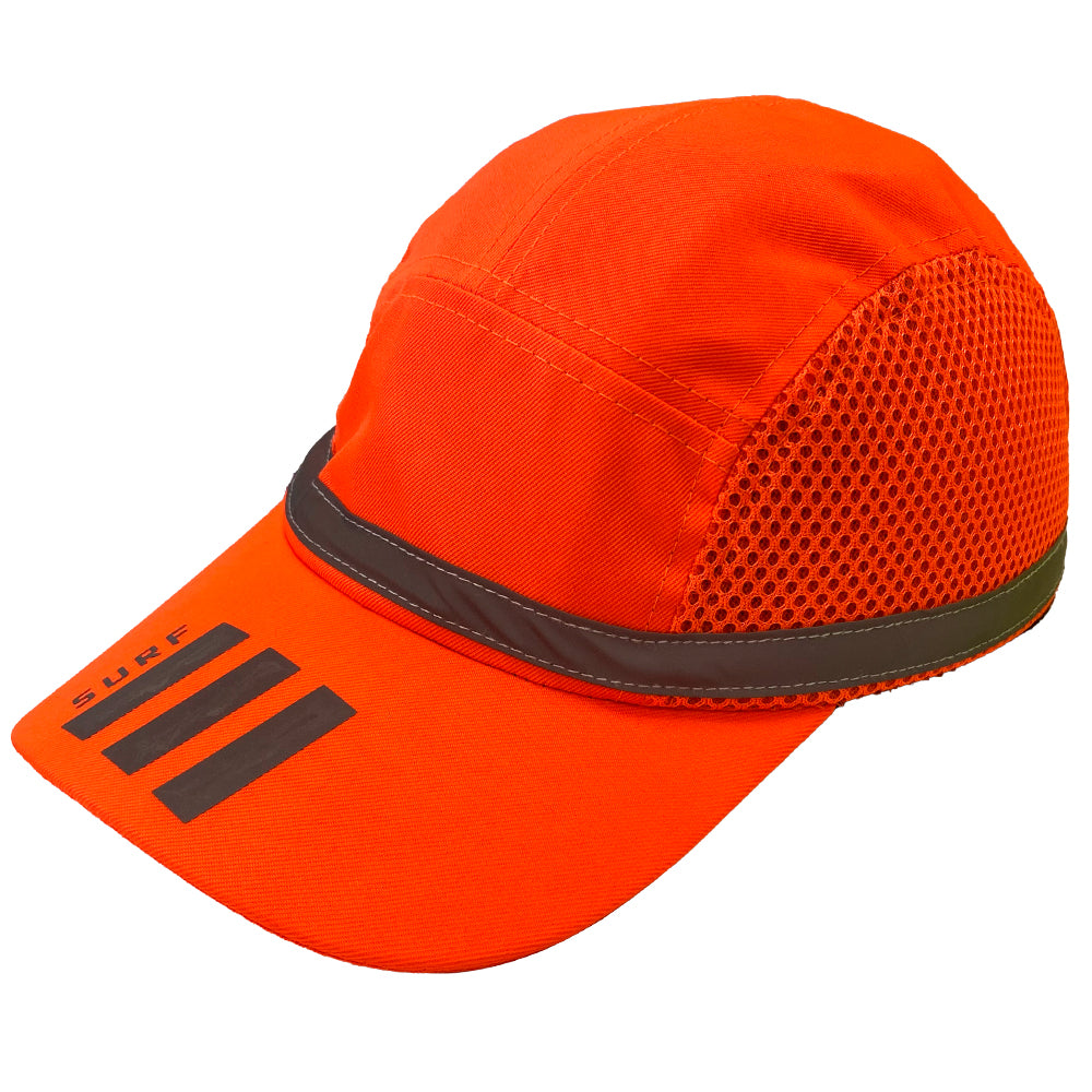 CASQUETE DE SEGURIDAD BUMP CAP SURF HIGH VISION NARANJO FLUOR