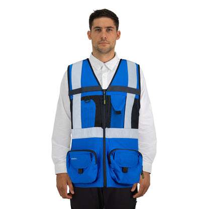 Chaleco Geologo Alaska Xpert Hombre Azul
