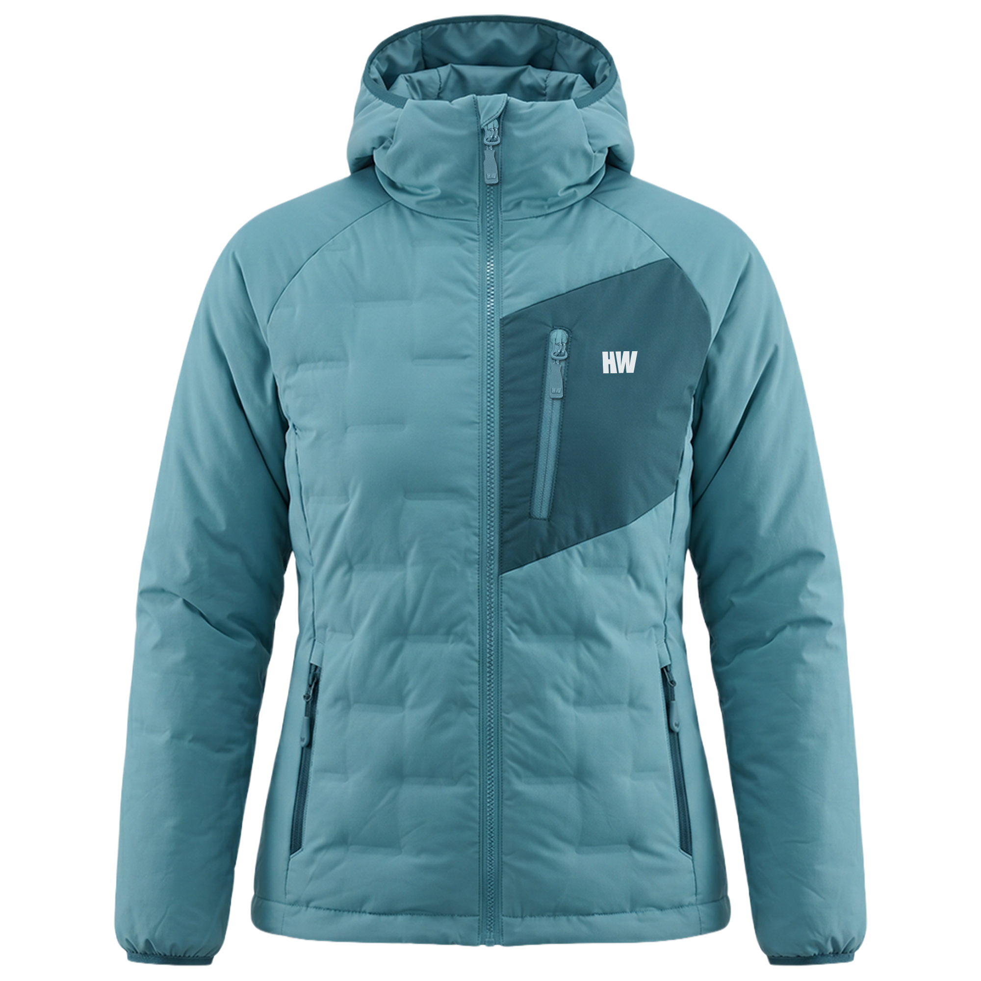 Parka Insulada HW Explorer Mujer Aqua