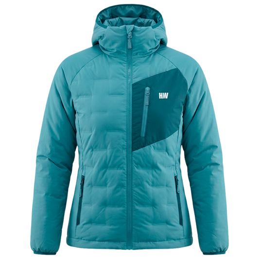 Parka Insulada HW Explorer Mujer Aqua