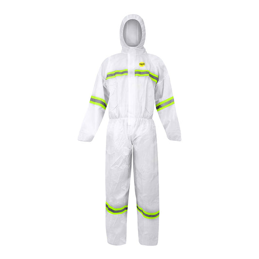 BUZO DE PROTECCION STEELPRO 7715 BLANCO DIA/NOCHE