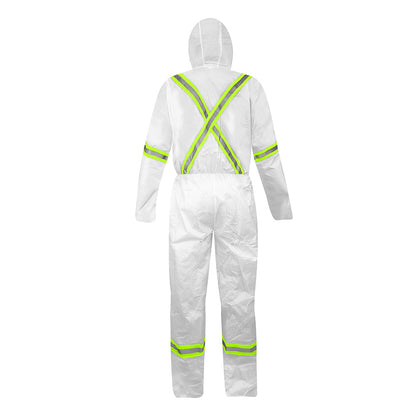 BUZO DE PROTECCION STEELPRO 7715 BLANCO DIA/NOCHE