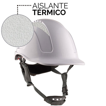 CASCO STEELPRO MONTAÑA VENTILADO BLANCO