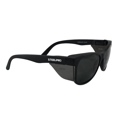 LENTE SEGURIDAD SAFEBLACK GRIS STEELPRO