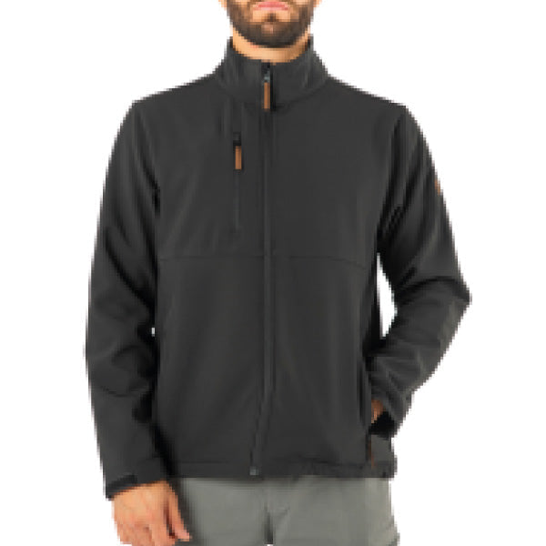 Softshell Quebec Lobo Negro Hombre