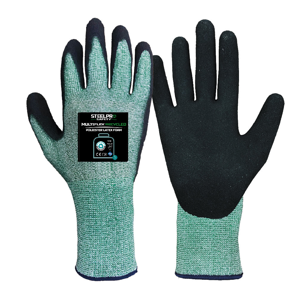 GUANTE MULTIFLEX RECYCLED POLIESTER LATEX FOAM