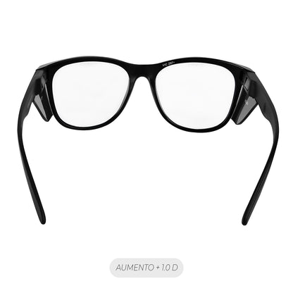 LENTE SEGURIDAD SAFEBLACK CLARO FULL READER +1.0D STEELPRO