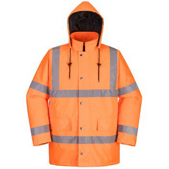 PARKA VIALIDAD ALTA VISIBILIDAD GEOLITE – NARANJA