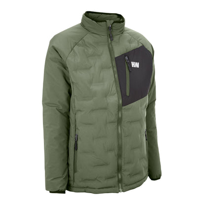Parka Insulada HW Explorer S/Gorro Mujer Verde Musgo