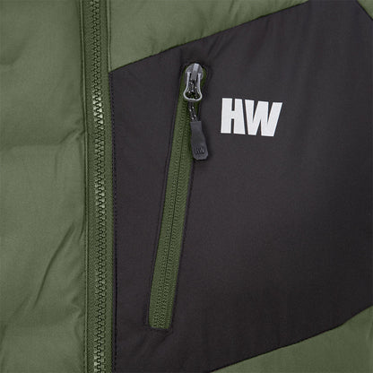 Parka Insulada HW Explorer S/Gorro Mujer Verde Musgo