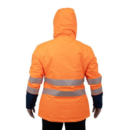Parka HW Artica Mujer Naranjo Fluor