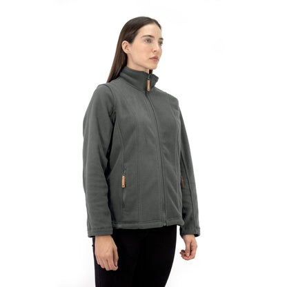 Polar Quebec Pardo Mujer Gris