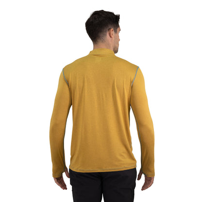 Polera Dry Fit HW SPX Manga Larga Hombre Mustard