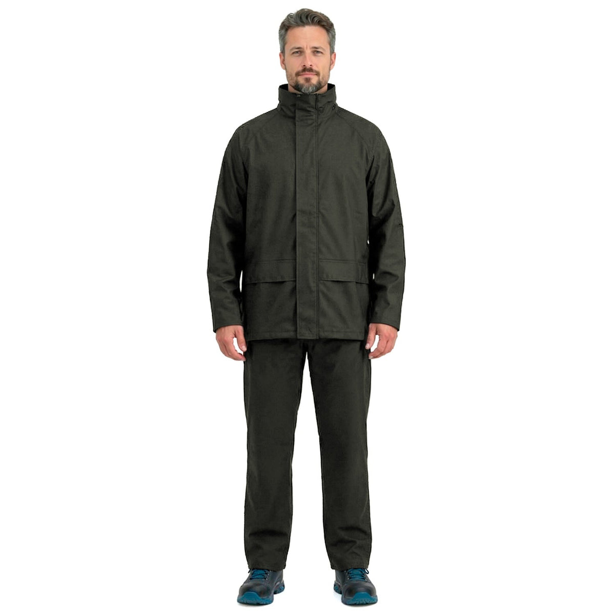 Traje Impermeable Alaska PU/PVC Verde Petróleo