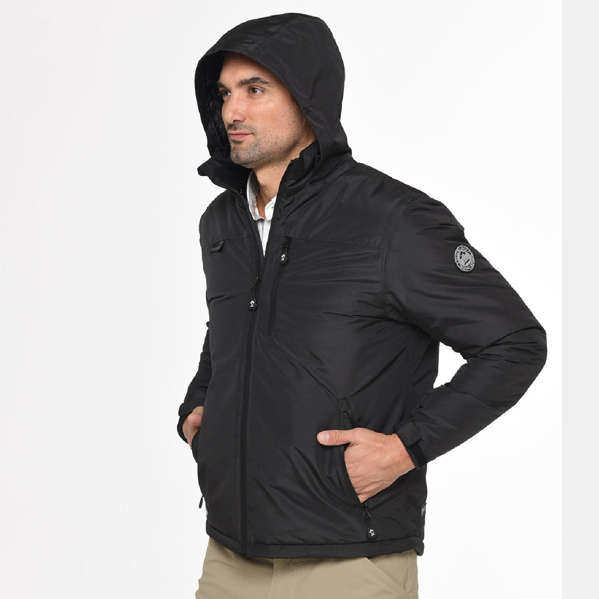 Parka Calgary Hombre Panama Jack Negro