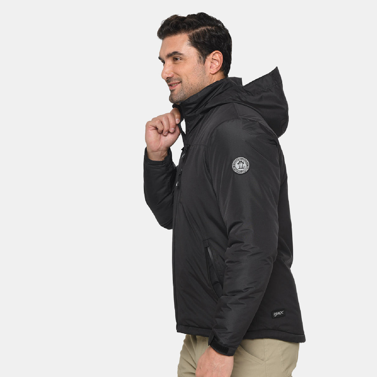 Parka Calgary Hombre Panama Jack Negro