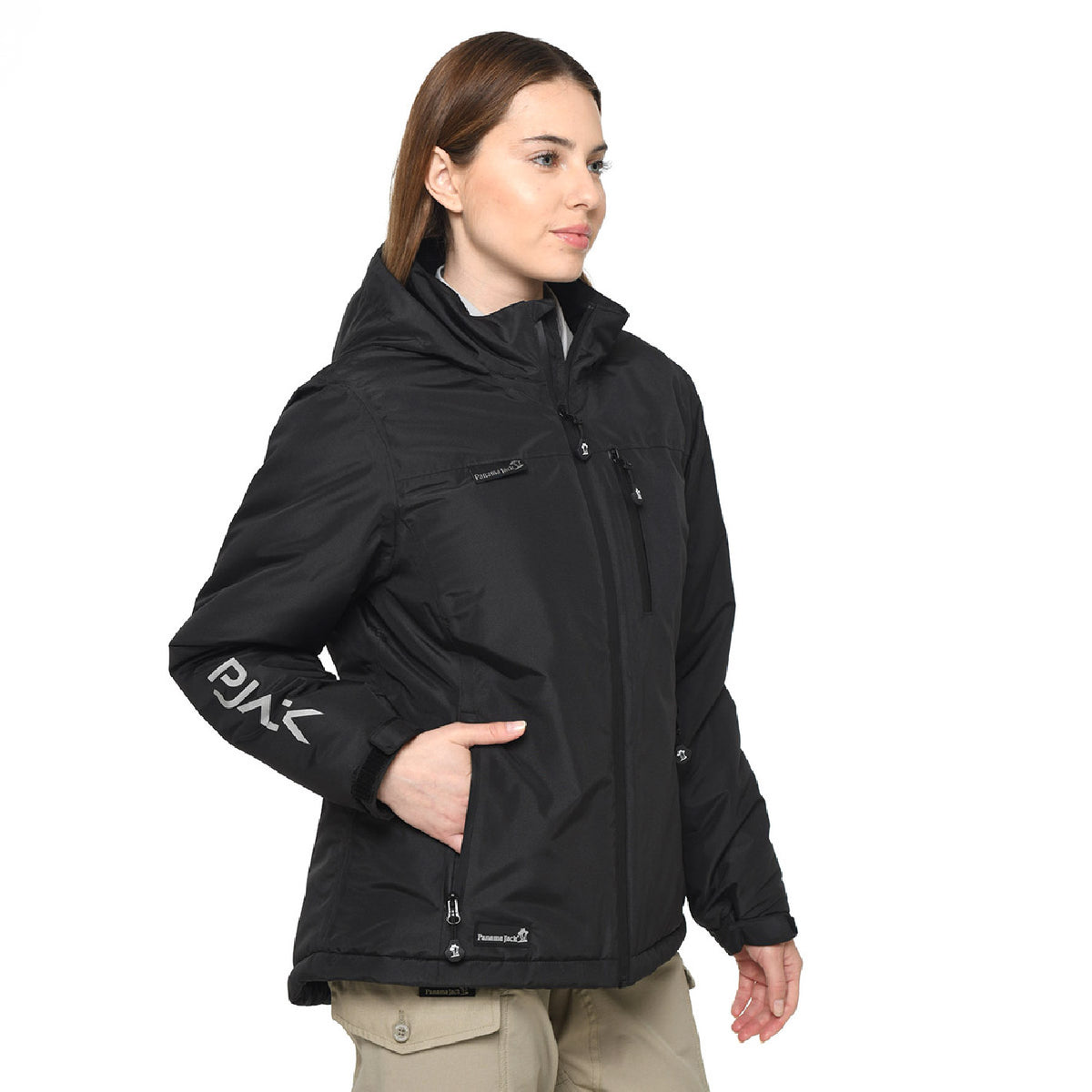 Parka Calgary Mujer Panama Jack Negro